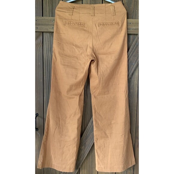 Women's Tan Wide-Leg Pants - Picture 3 of 7